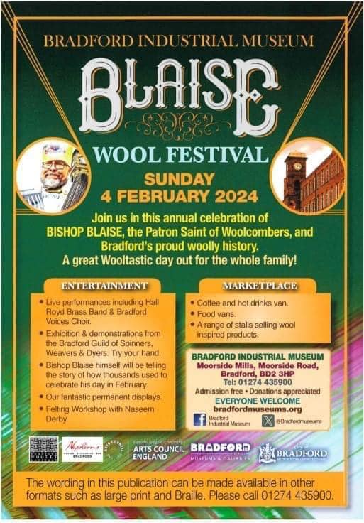 Poster for Blaise Wool Festival, 2024