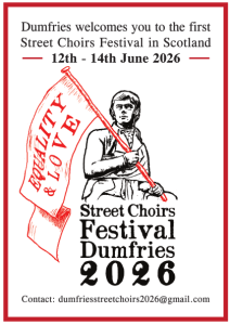 Street Choirs Festival 2026 in Dumfries